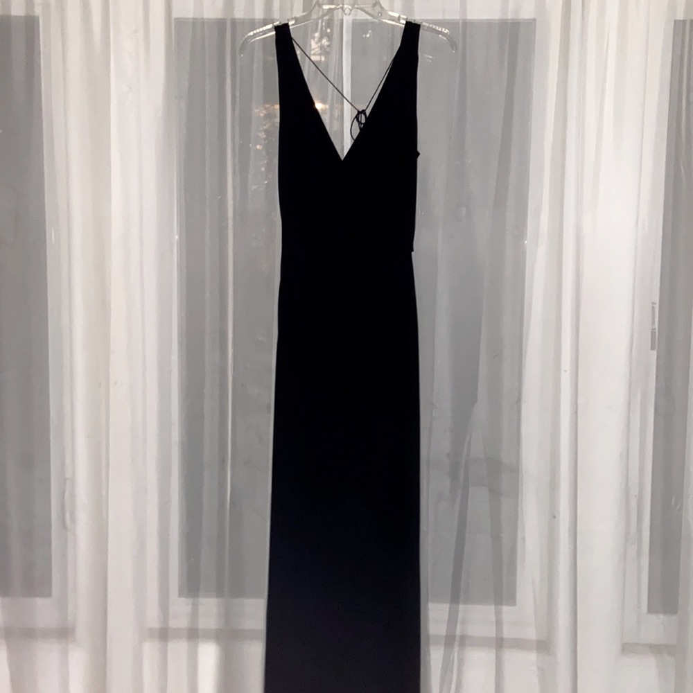 Custom made long black dress 👗 1/1 Sample NWOT​​​​